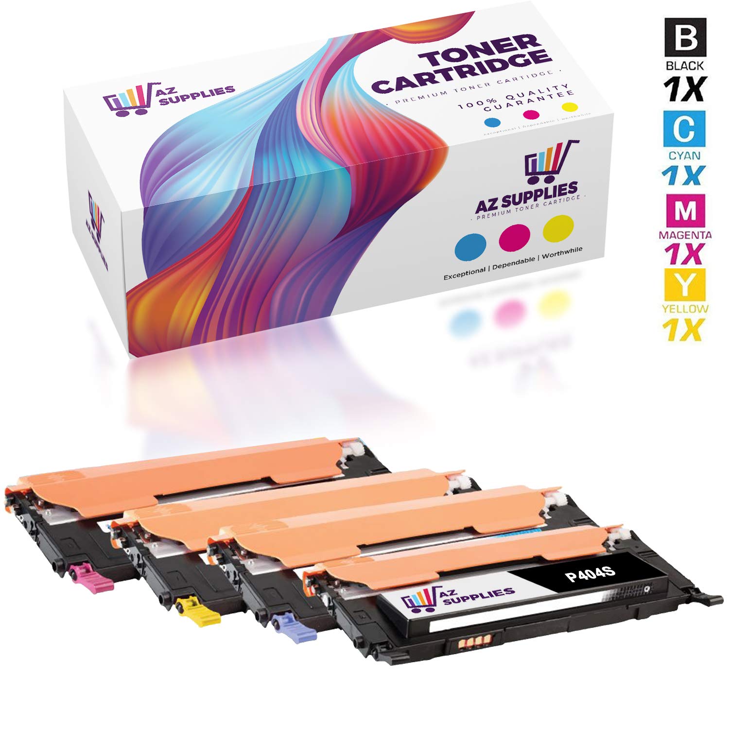 AZ Compatible Toner Replacement for Samsung P404S use in Xpress C430 Xpress C430W Xpress C480 Xpress