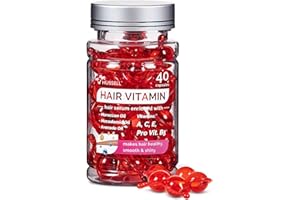 BALI SECRET Hair Oil - 40 Hair Care Capsules - No Rinse - Hair Serum with Argan Oil, Macadamia & Avocado Oils - Vitamins A, E, & Pro B5 - Hair Gloss - Conditioner for Women & Men