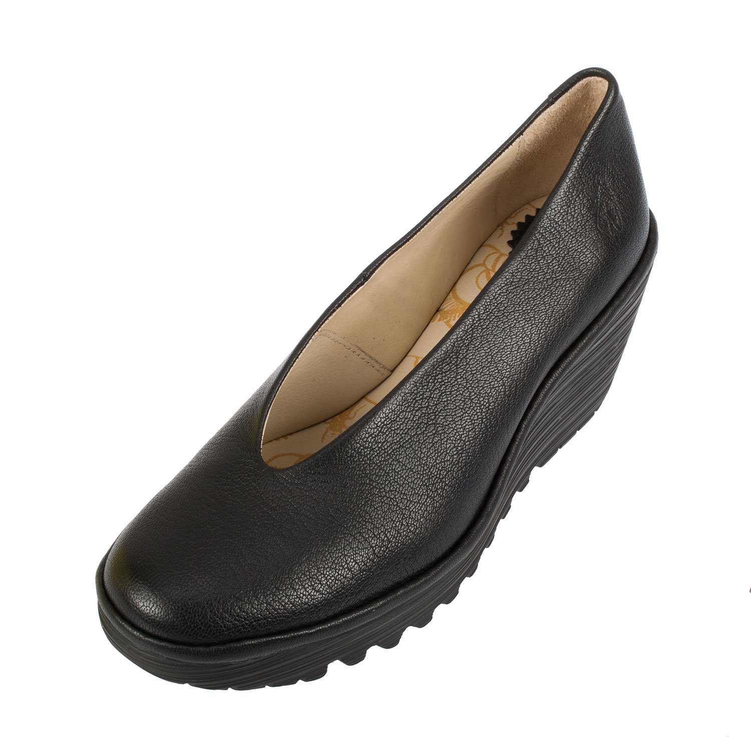 Fly London Women's Yaz Wedges,Black,6 UK