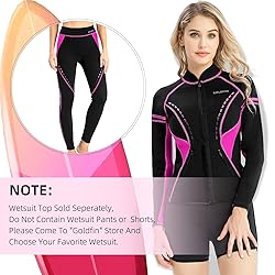 GoldFin Wetsuit Top Women, 2mm Wetsuits Jacket Long