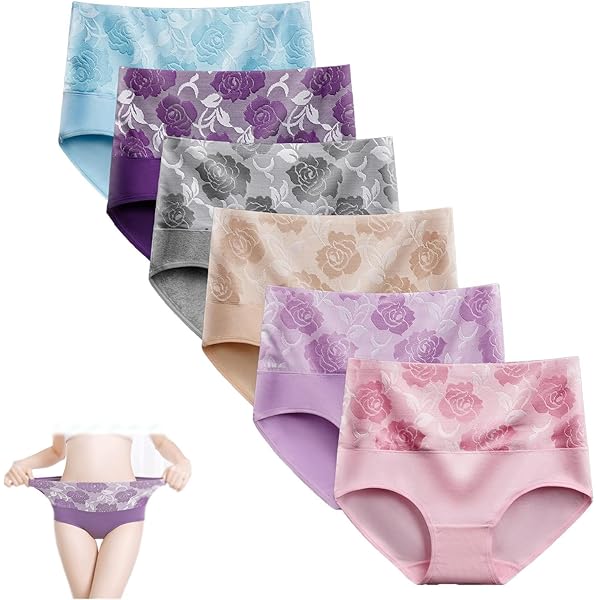Culotte Anti-Fuites Taille Haute Pour Femme - Confortable, Lavable, Couverture Intégrale (Grandes Tailles)