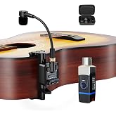 Xvive U8 Acoustic Guitar Wireless System 2.4GHz Wireless Guitar Transmitter and Receiver for Acoustic Classical Guitar