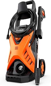 Paxcess Electric Pressure Power Washer 2300 PSI 1.6 GPM Portable Car Washer with Adjustable Spray Nozzle, Foam Cannon, IPX5 Car Washer Cleaner for Home/Car/Driveway/Patio Furniture