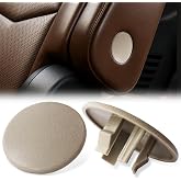 OLLBIT 2PCS Armrest Cap Cover,for 07-19 Chevy Tahoe Suburban Cadillac Escalade Yukon Seat Parts,Replaces #15279689 Rear Bucket Seats Arm Rest Handle Trim Bolt (Beige)