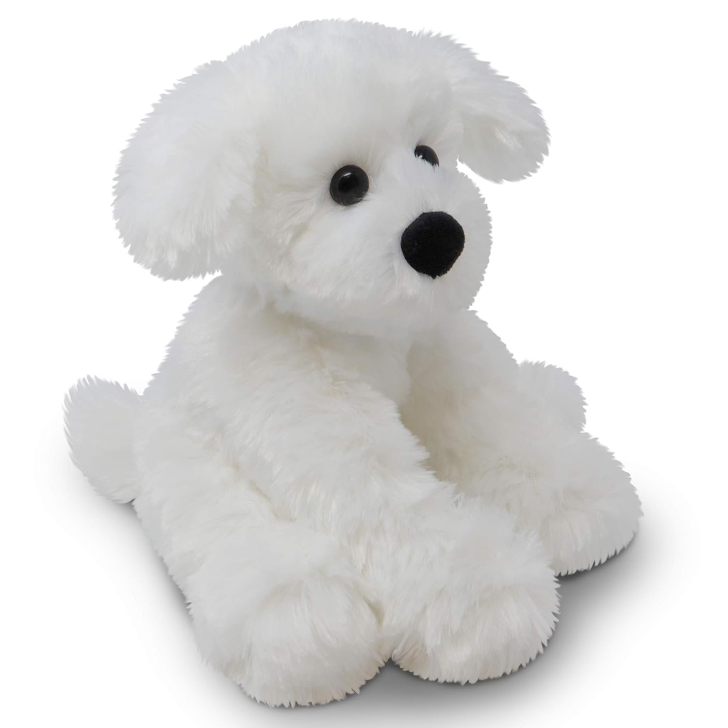 Fluffuns Puppy Dog Stuffed Animals Brown Golden White 9 Inches Stuffed