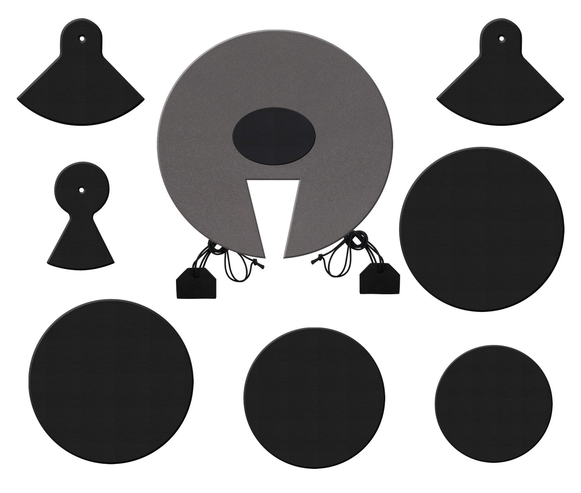 XDrum Pro Studio DMUTE-STU Drum Silencer Set for Drum Sizes 10 / 12 / 14 / 20 Inches - 1 of Each Except 2 for 14-Inch Drums