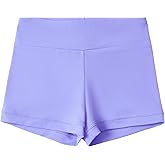 Swdarz Girls Dance Shorts for Ballet Gymnastics Cheers Spandex Athletics for Team Sports