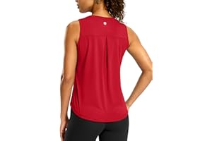 G Gradual Workout Tank Top for Women Sleeveless Athletic Yoga Tops High Neck Quick Dry Running Tennis Sports Shirts for Women