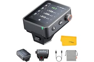 GODOX X3 Pro C X3Pro-C TTL Wireless Flash Trigger for Canon, 2.4G Wireless Flash Transmitter, Support Touchscreen & Bluetooth & APP Control, Built-in Lithium Battery, Fast Charging, Pro Performance