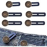 6pcs Button Extender for Jeans, 2 Sizes Bouton Jeans Adjustable, Jean Buttons can be Used on Pants, Clothes, Bag