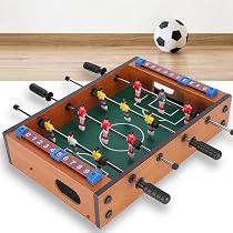 Amazon.com : 13 Inch Mini Wood Foosball Table, Soccer Table ...