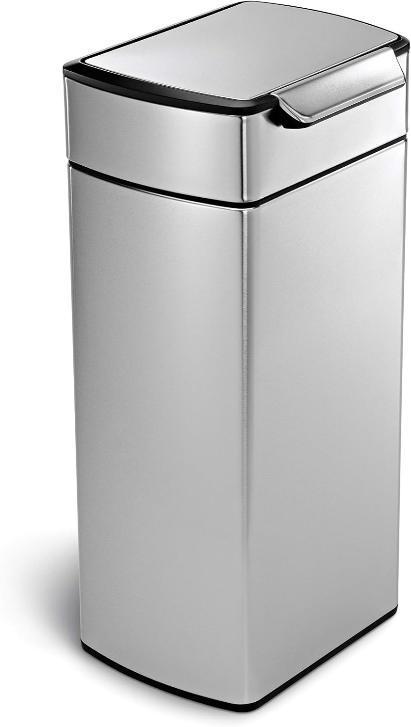 simplehuman CW2015 30L Rectangular Touch-Bar Kitchen Bin, Easy Open Touch-Bar, Stay-Open Lid, Inner Bucket - Image 4