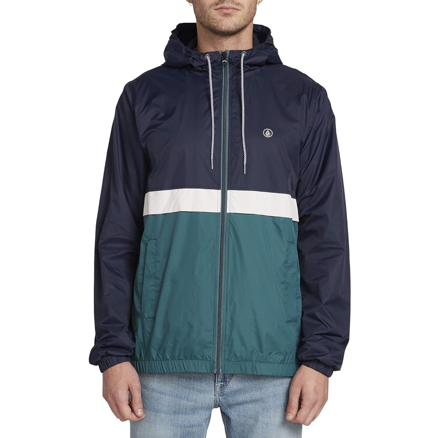 Mens Ermont Hooded Windbreaker Jacket