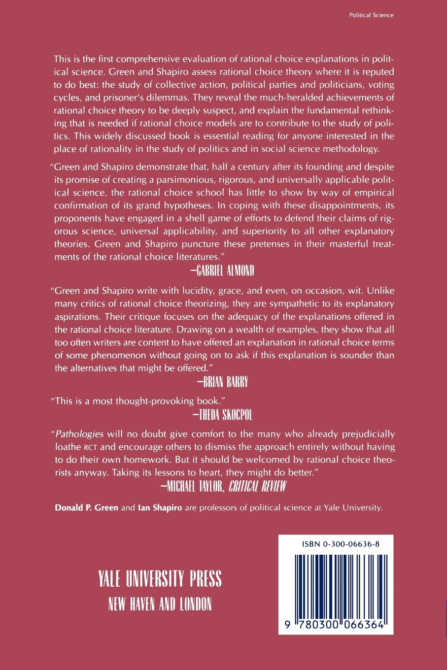  Rational Choice Theory Political Science Voting Choice And Rational