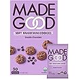 MadeGood Double Chocolate Soft Baked Mini Cookies (30 Count - 0.85 Oz Each) Allergy Friendly, Gluten Free and Organic Delicious Chocolate Snacks