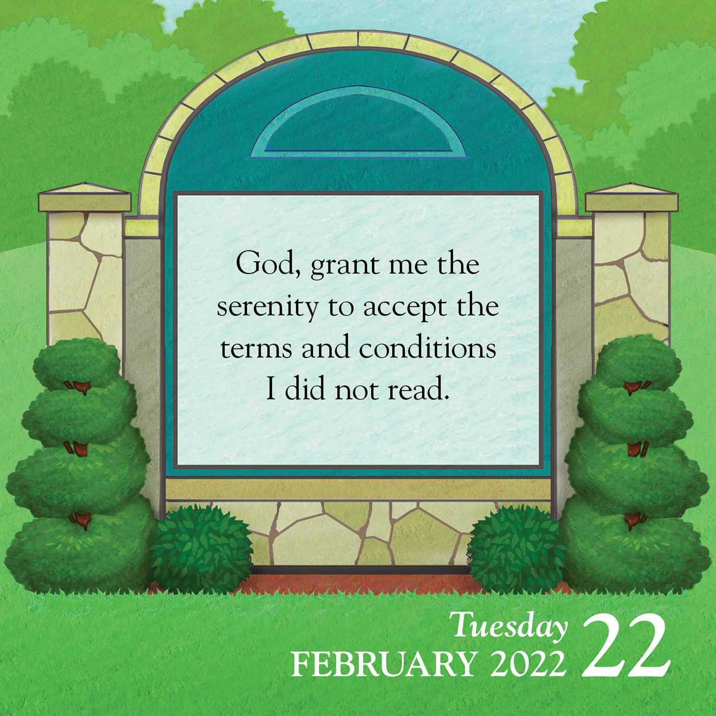 Church Signs 2022 Day-To-Day Calendar: Little Sayings To Help You On Your  Way: Andrews Mcmeel Publishing: 0050837441361: Amazon.com: Books