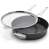 Calphalon Premier Space-Saving Nonstick Cookware Set, 8-Piece, Stackable, Hard-Anodized Aluminum