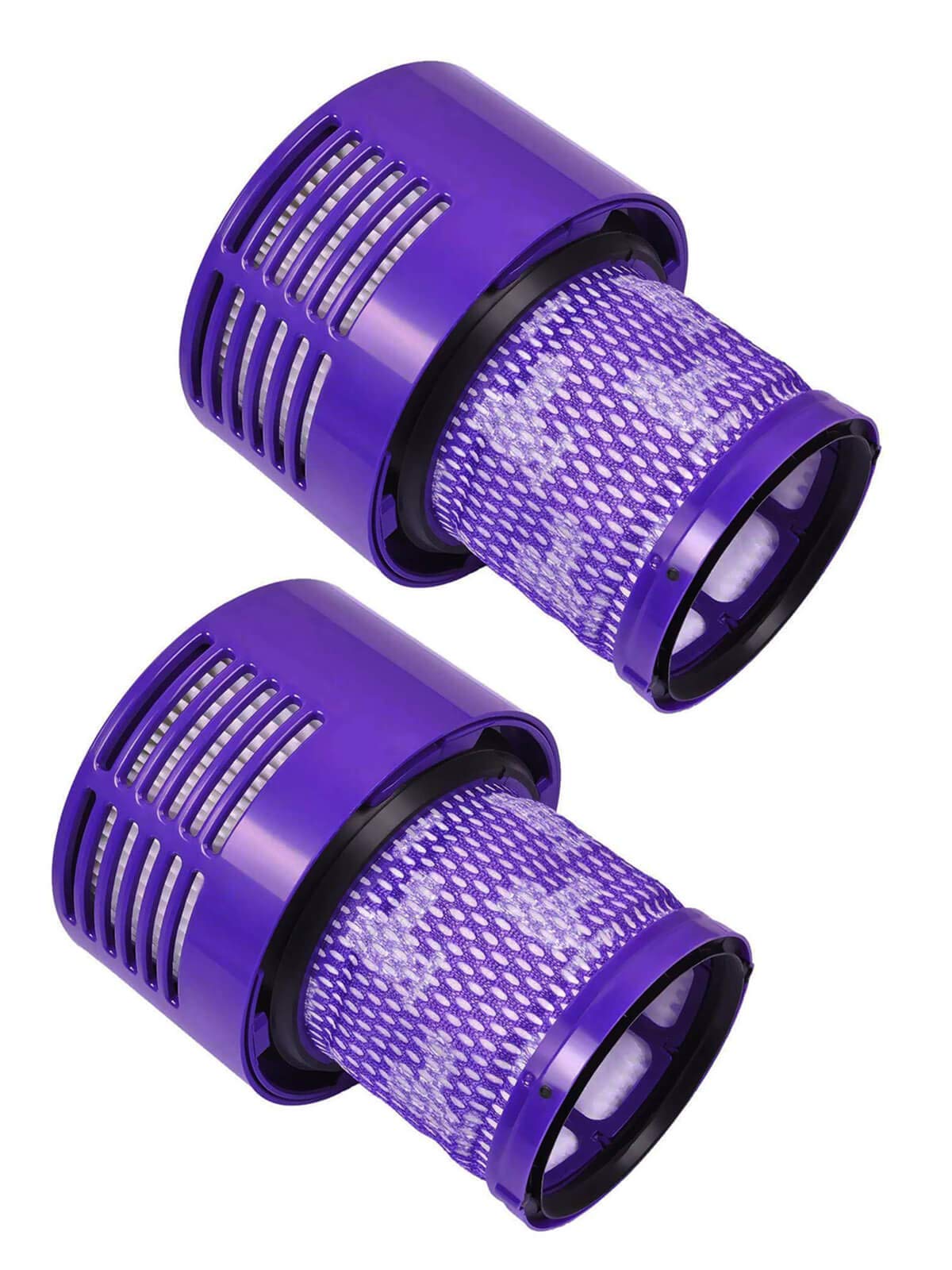 Replacement Filter Compatible with Dyson V10 Cordless Cyclone Animal Absolute Total Clean Washable 2Pack Purple