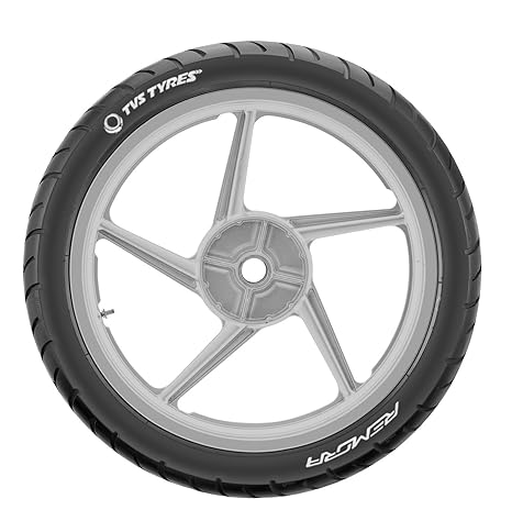 TVS Tyres ATT455 90/90-17 49P Tubeless Bike Tyre, Front