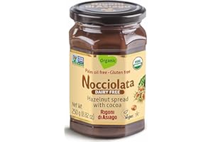 NOTIORATA Rigoni di Asiago Spread Hazelnut and Cocoa Dairy free Organic, 9.52 oz