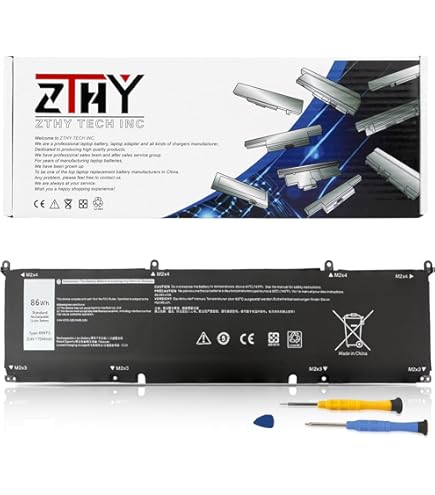 Amazon.com: 8FCTC Battery 11.4V 56Wh 3-Cell Replacement for Dell