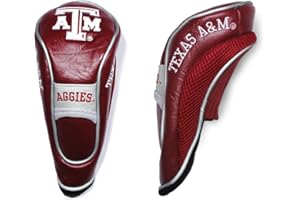 Team Golf NCAA Hybrid Golf Club Headcover, Hook-and-Loop Closure, Velour lined for Extra Club Protection