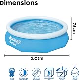 Bestway 10ft Fast Set Pool Above Ground Inflatable Pool 3,800 L view 6