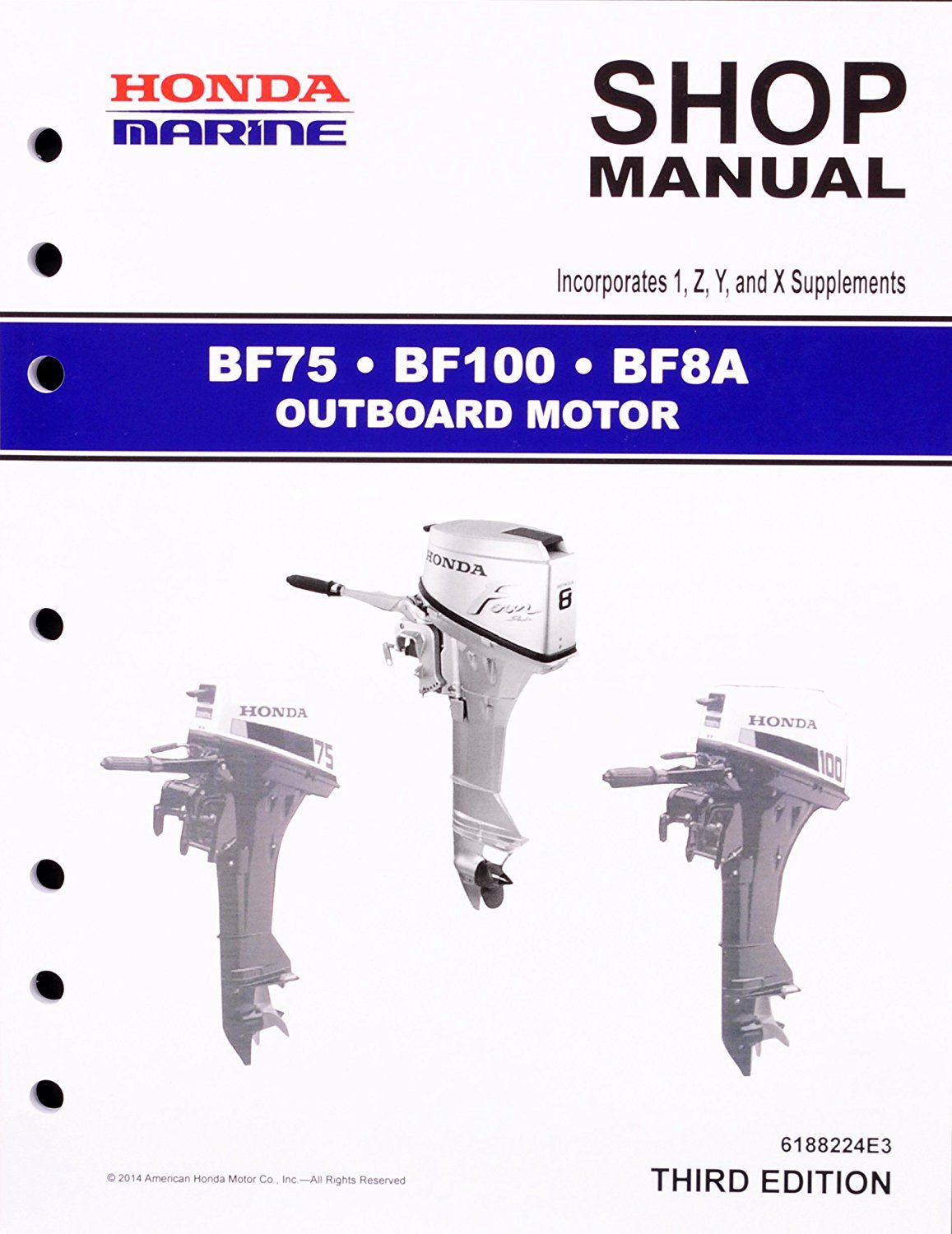 Buy Honda BF75 BF100 BF8 Marine Outboard Service Repair Shop Manual Online  at Low Prices in India - Amazon.in