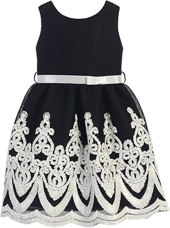 black and white occasion dress