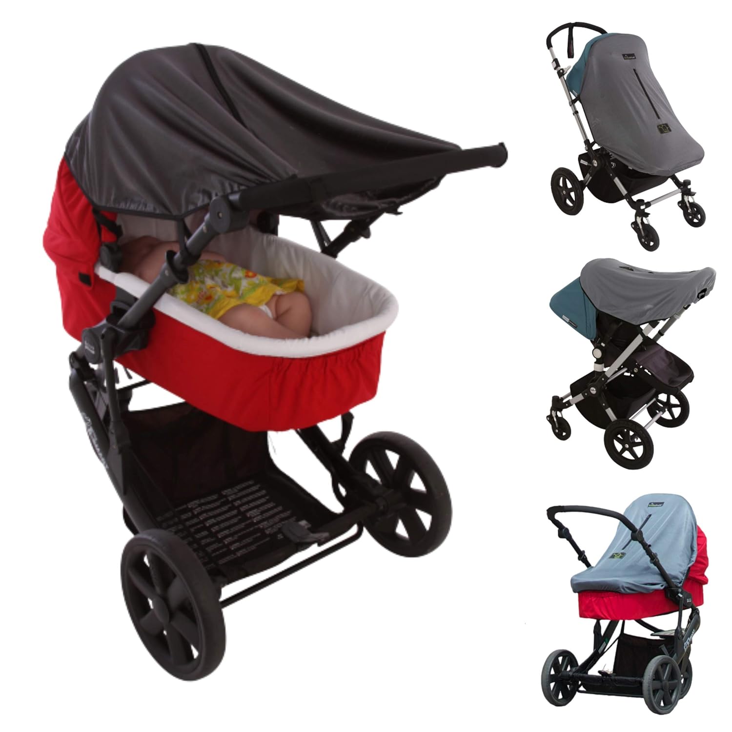 double buggy sun shade