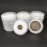 20 Pcs Clear Plastic Coin Capsules, Coin Collection