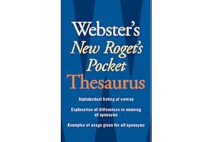 Webster's New Roget's Pocket Thesaurus: The Essential Guide to Synonyms and Antonyms for Writers