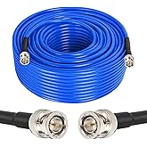 XRDS -RF 150FT SDI Cable, 3G/6G-SDI Cable BNC Digital Video Cables 75 Ohm RG59 BNC Male Cables for 3G/6G HD SDI Monitor Video Recorder Converter Splitter Security Camera