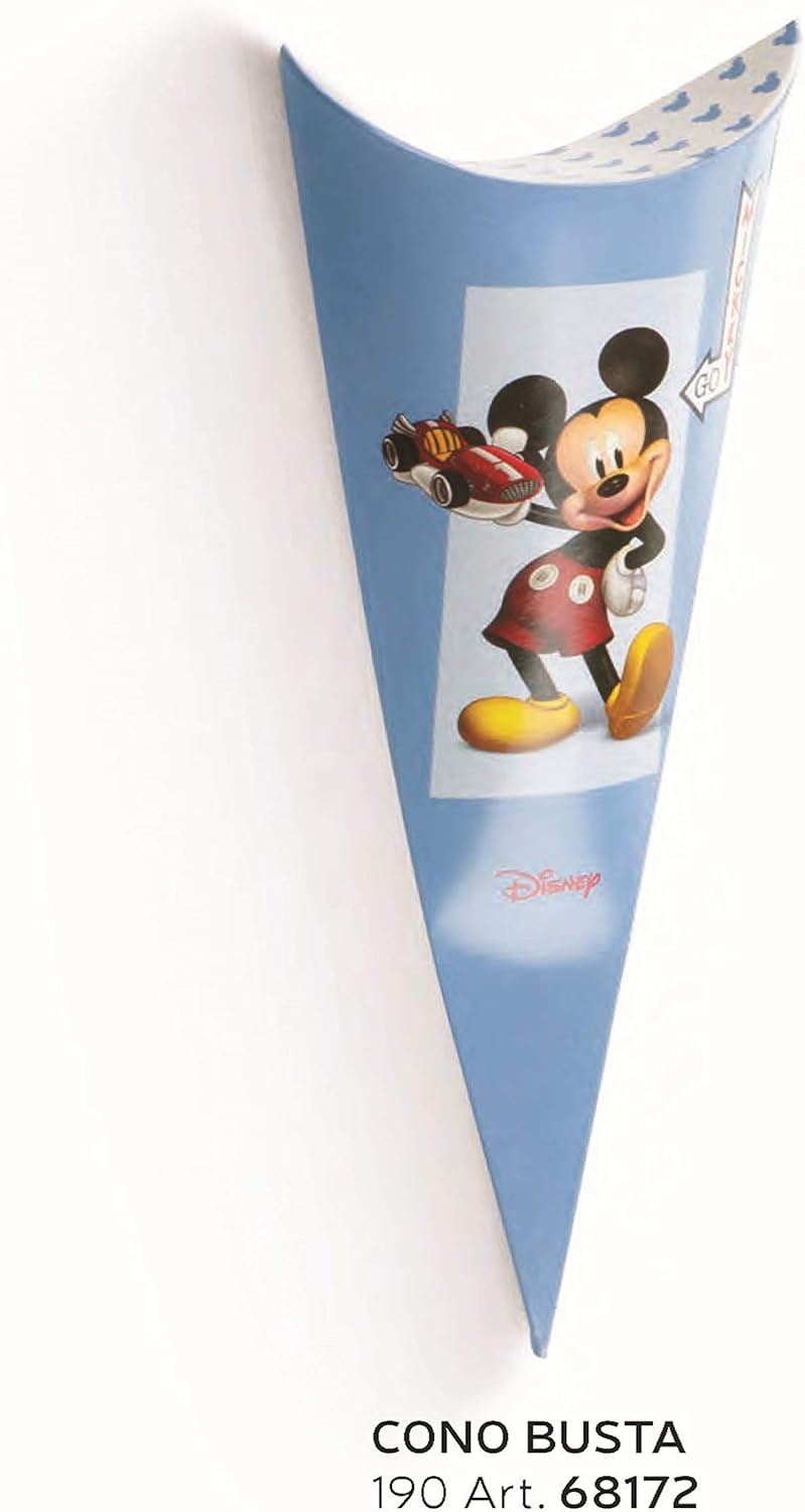 Rodschinson Com Loisirs Creatifs Bonbonnieres Formoso Lot De 10 Bonbonnieres En Forme De Cone Avec Enveloppe Mickey Mouse Go Disney Bleu Clair 19 Cm