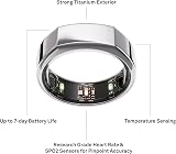 Oura Gen3 Heritage Smart Ring Silver Size 11 Sleep Heart Rate Fitness view 9