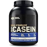 Optimum Nutrition Gold Standard 100% Casein Protein Powder | Slow Digesting Micellar Casein Protein, Night Time Protein | 24g