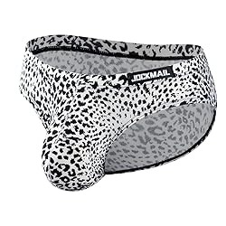 JOCKMAIL 2PCS/Pack Men's Leopard Print Underwear