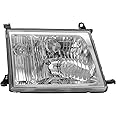EnSyuSuMa for 1998-2005Toyota Land Cruiser 100 Headlight W/Factory Halogen Models Only, Left Side Head Light Assembly Replacement, Front Head lamp OEM 8101060042, 8105060041 (Left Side Headlight)