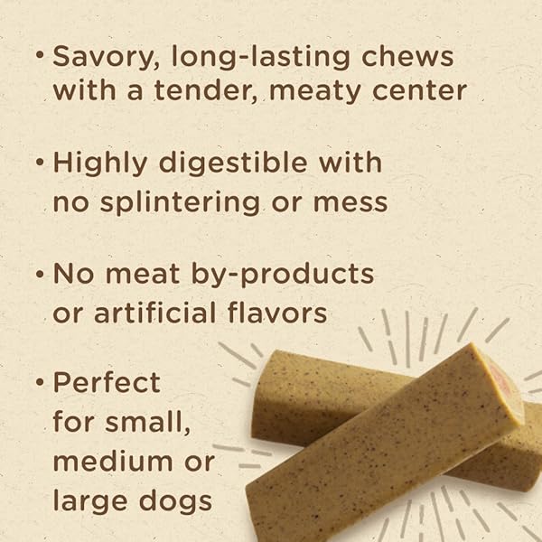 RACHAEL RAY NUTRISH SOUP BONES WITH REAL TURKEY & RICE, 11 DOG CHEWS