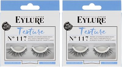 Eylure 117 Pre Glued Lashes 2 Pack Bundle