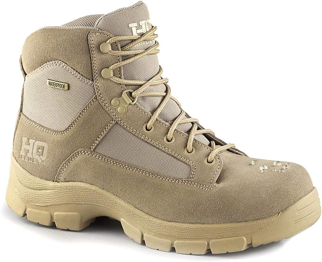 HQ ISSUE Men's Waterproof 6" Desert Tactical Boots