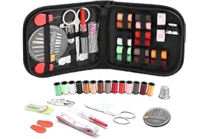 Sewing Kit,Travel Sewing Kit Sewing Supplies for Home Travel and Emergency Contains Thimble Tape Measure Sewing Needles Sciss