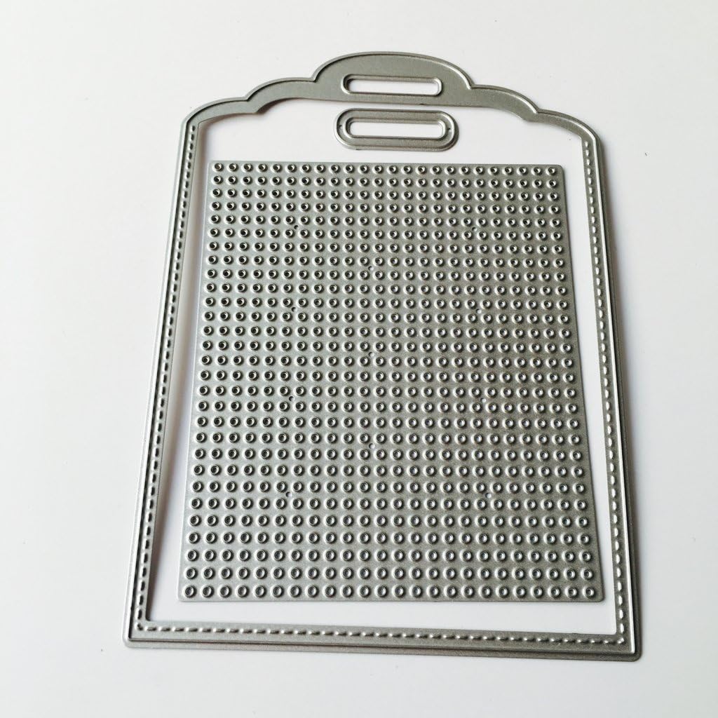 Lovup Tag Cross Stitch Cutting Dies Stencil DIY Scrapbooking Album Card Embossing Gift