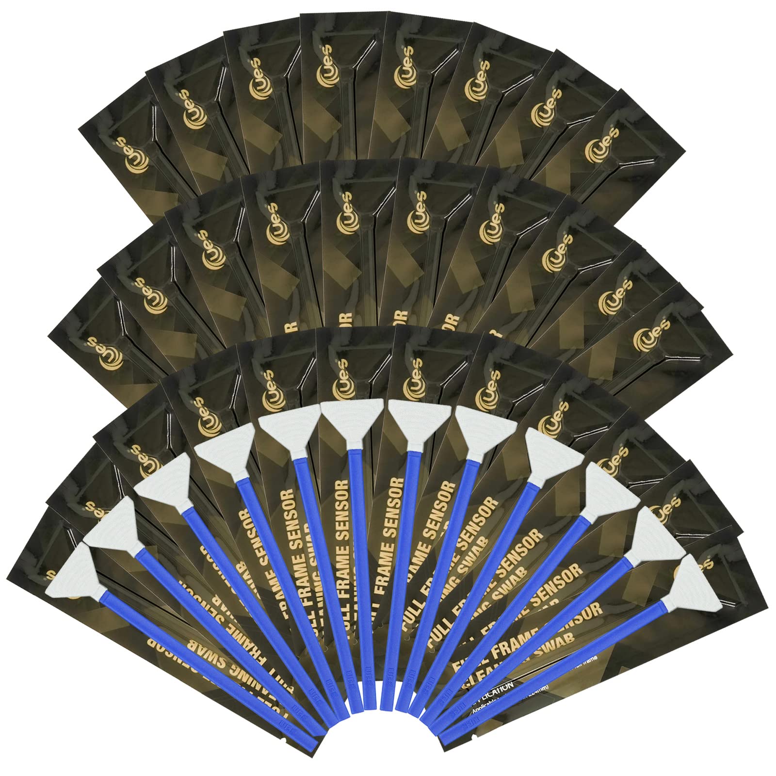 UES FFR 30 Full-Frame Sensor Cleaning Swabs for Reflex and Mirrorless Digital Camera CCD and CMOS Sensors (30pcs 24mm Dry Swabs)