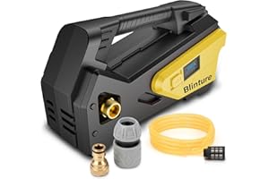 BLINTURE Battery Powered transfer Pump Compatible with DeWalt 20V, 2Ah-9Ah Large Battery, Potable Cordless Water Pump, Self-Priming Fuel Transfer Pump for Gas, Diesel, 300GPH 48FT for Boat/RV/Tank(Tool Only)