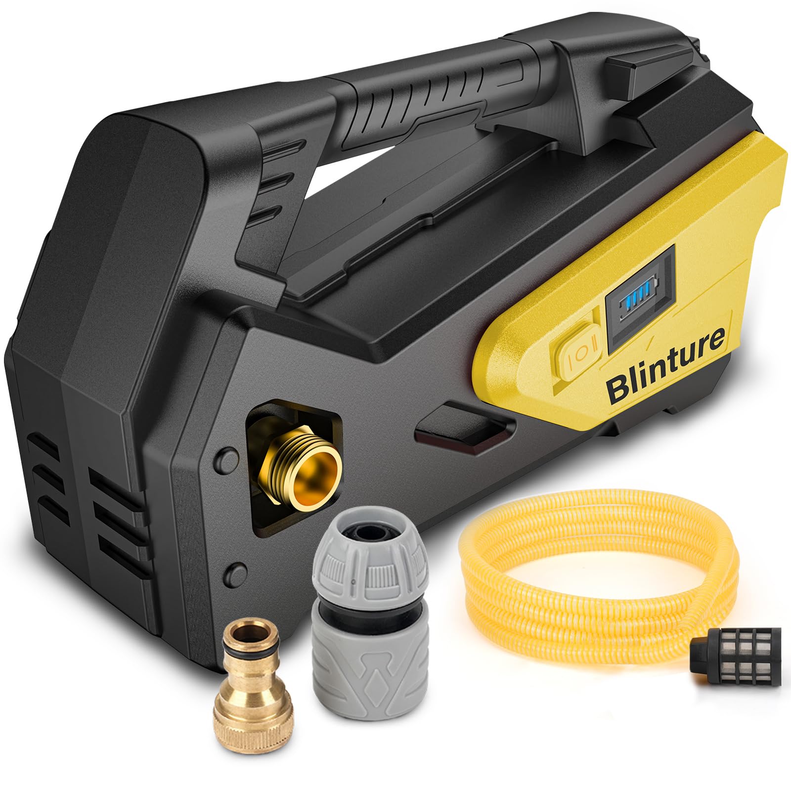 Photo 1 of Battery Powered transfer Pump Compatible with DeWalt 20V, 2Ah-9Ah Large Battery, Potable Cordless Water Pump, Self-Priming Fuel Transfer Pump for Gas, Diesel, 300GPH 48FT for Boat/RV/Tank(Tool Only)   