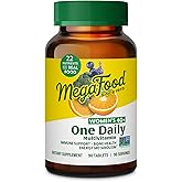 MegaFood Multivitamin for Women 40+ One Daily Womens Multivitamin - with Methylated B12, Methyl Folate, Vitamin D3, C & Zinc - Energy Metabolism, Immune Support & Bone Health, Vegetarian, 90 Tablets