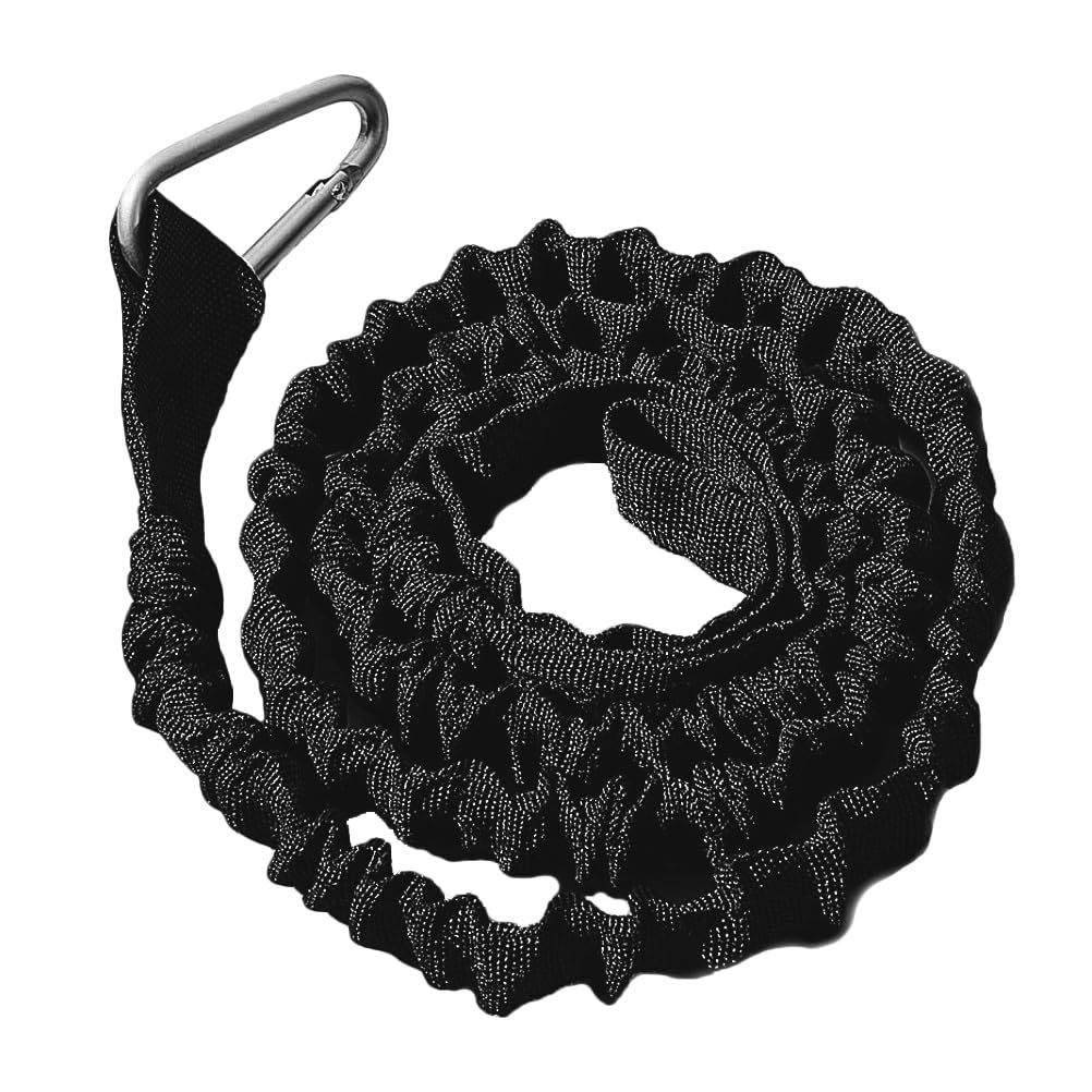 Toddmomy Kayak Paddle Safety Leash, Black, Round, Male, Outdoor Enthusiasts, Fishermen,