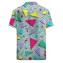 HUGLAZY 80s 90s Hawaiian Shirt for Men Vintage