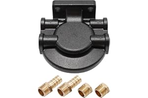 Anxingo 18-7853-1 Fuel Water Separator Bracket Fuel Filter Base Replacement for Fuel Filter 35-807172 35-60494-1 for 3/8 Inch